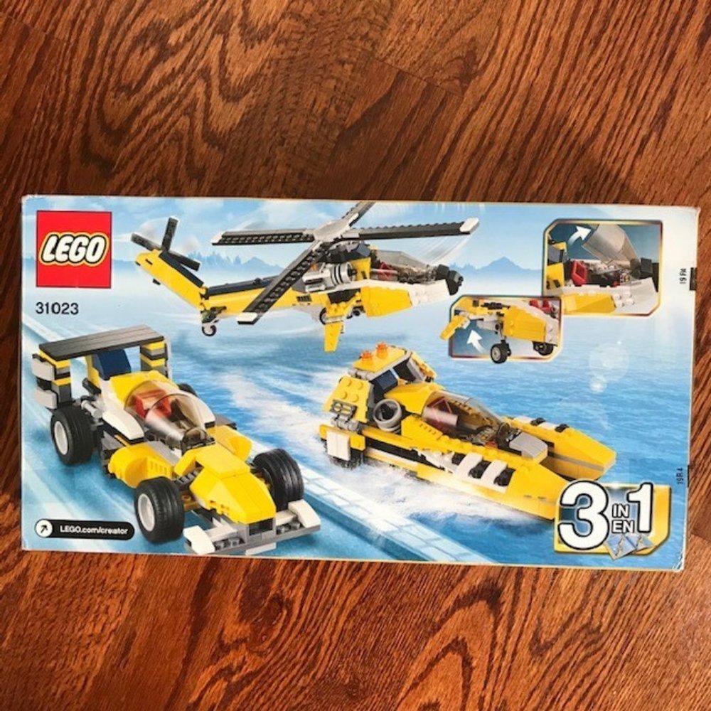 LEGO Creator Yellow Racers 31023 NEW Sealed Retired - Picture 4 of 4